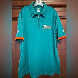 Miami Dolphins Men's Polo Shirt-NWOT